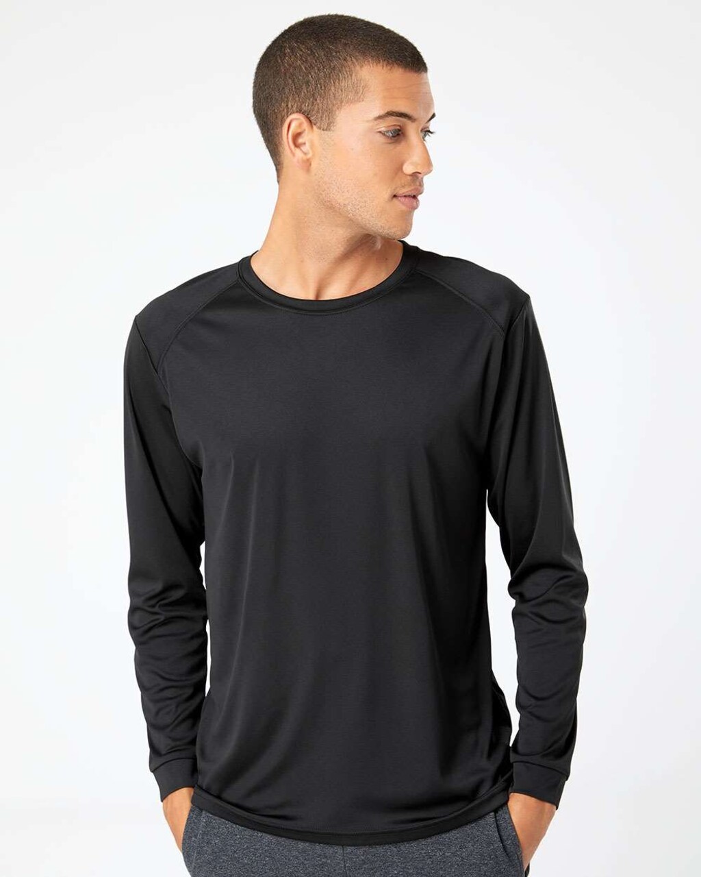 Paragon® Long Islander Performance Long Sleeve T-Shirt, Ultra Polyester Dry Fit Multicolor Men’s Tee